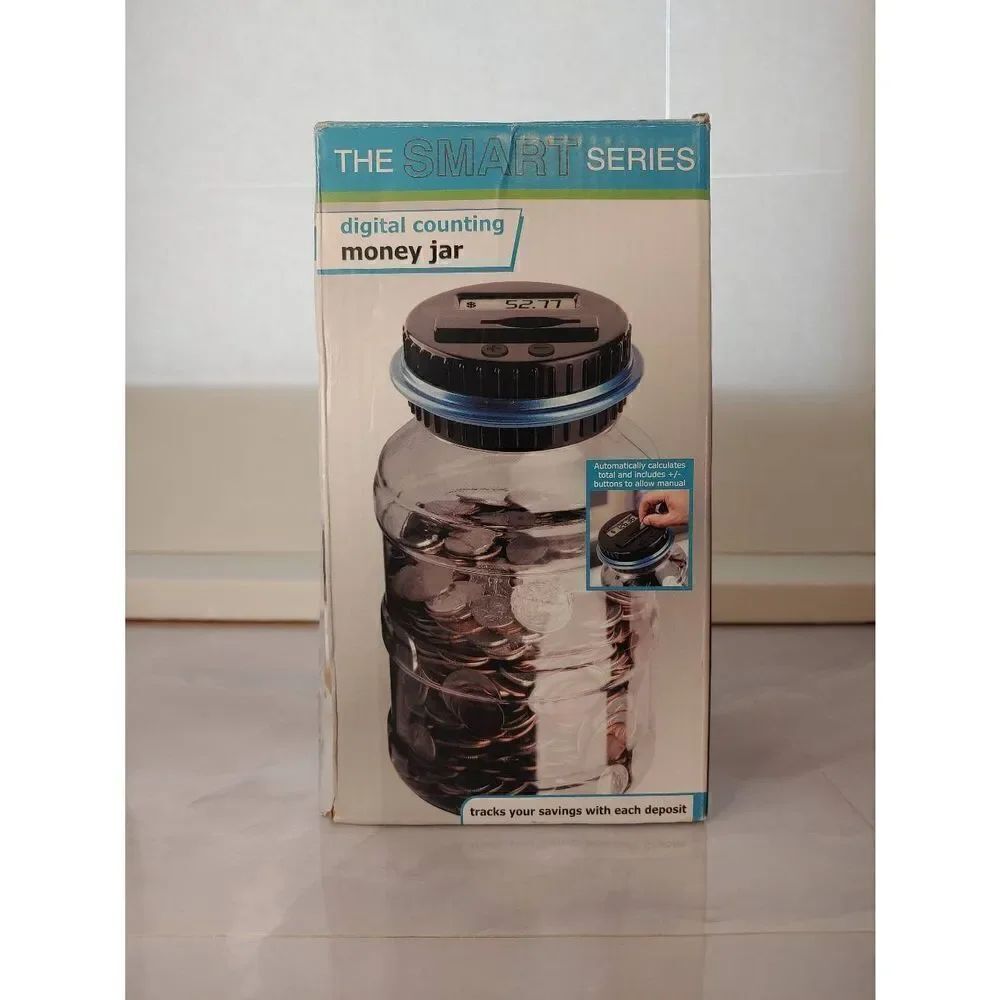The Smart Series EUROS Digital Counting Money Jar